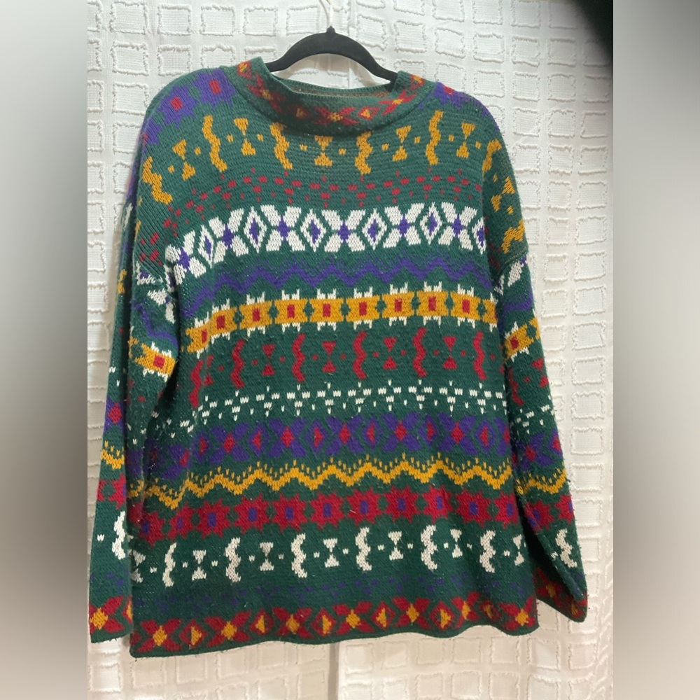 Vintage Carolina Colors Winter/Ugly Christmas Sweater 007